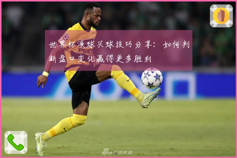 世界杯滚球买球技巧分享：如何判断盘口变化赢得更多胜利